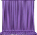 10 x 7 Feet Purple Backdrop Curtain for Partie, Background Curtains for Photoshoot, Birthday, Wedding, Halloween, Thanksgiving, Christmas Day, New Year Party Decorations 5Ft x 7Ft, 2 Panels