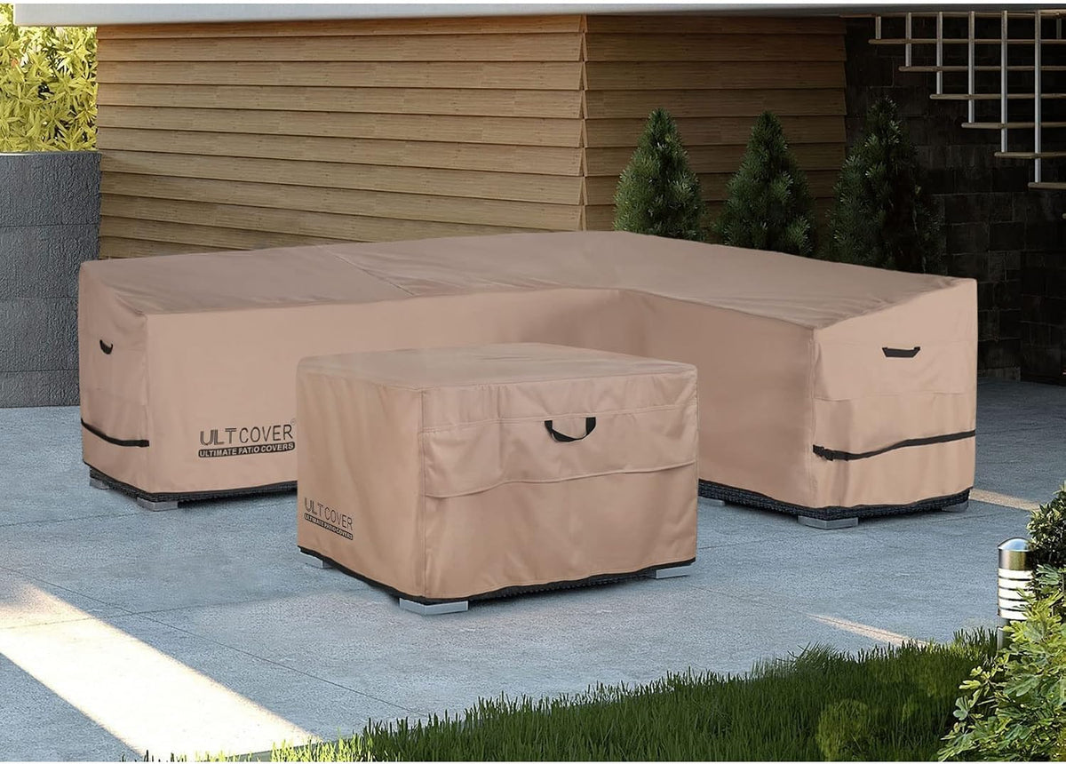 ULTCOVER Waterproof Patio 6-Seater L-Shaped Right Facing Sofa Cover