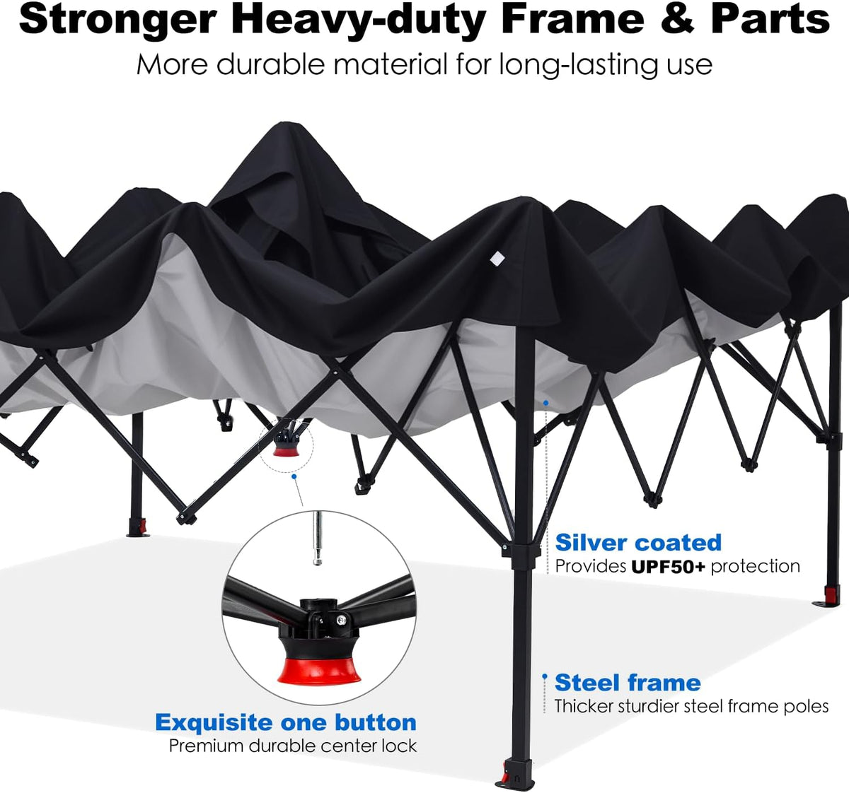 gafete pop up canopy tent outdoor sidewall one showing dimensions