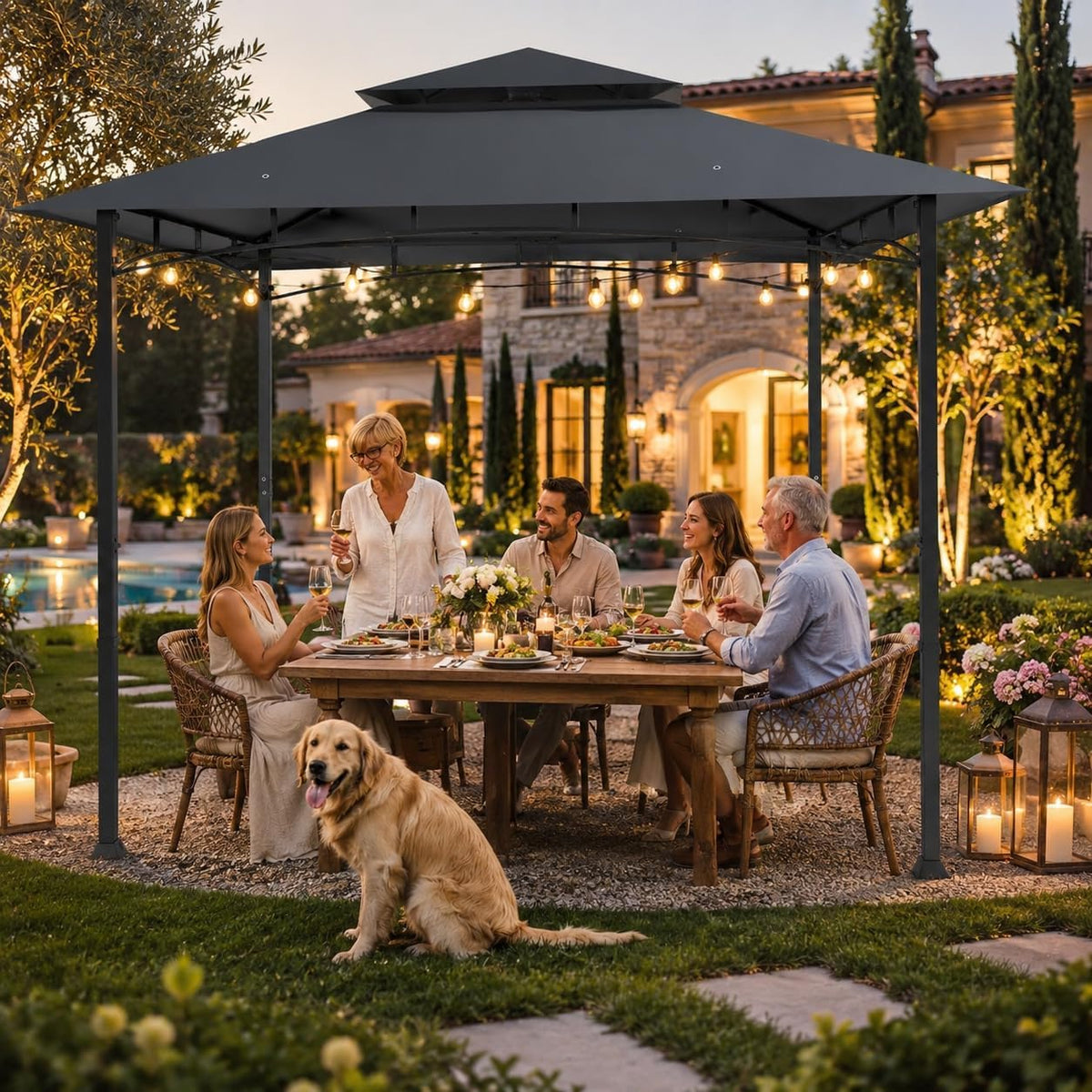 10x10 canopy replacement top for target madaga gazebo on a desk or shelf