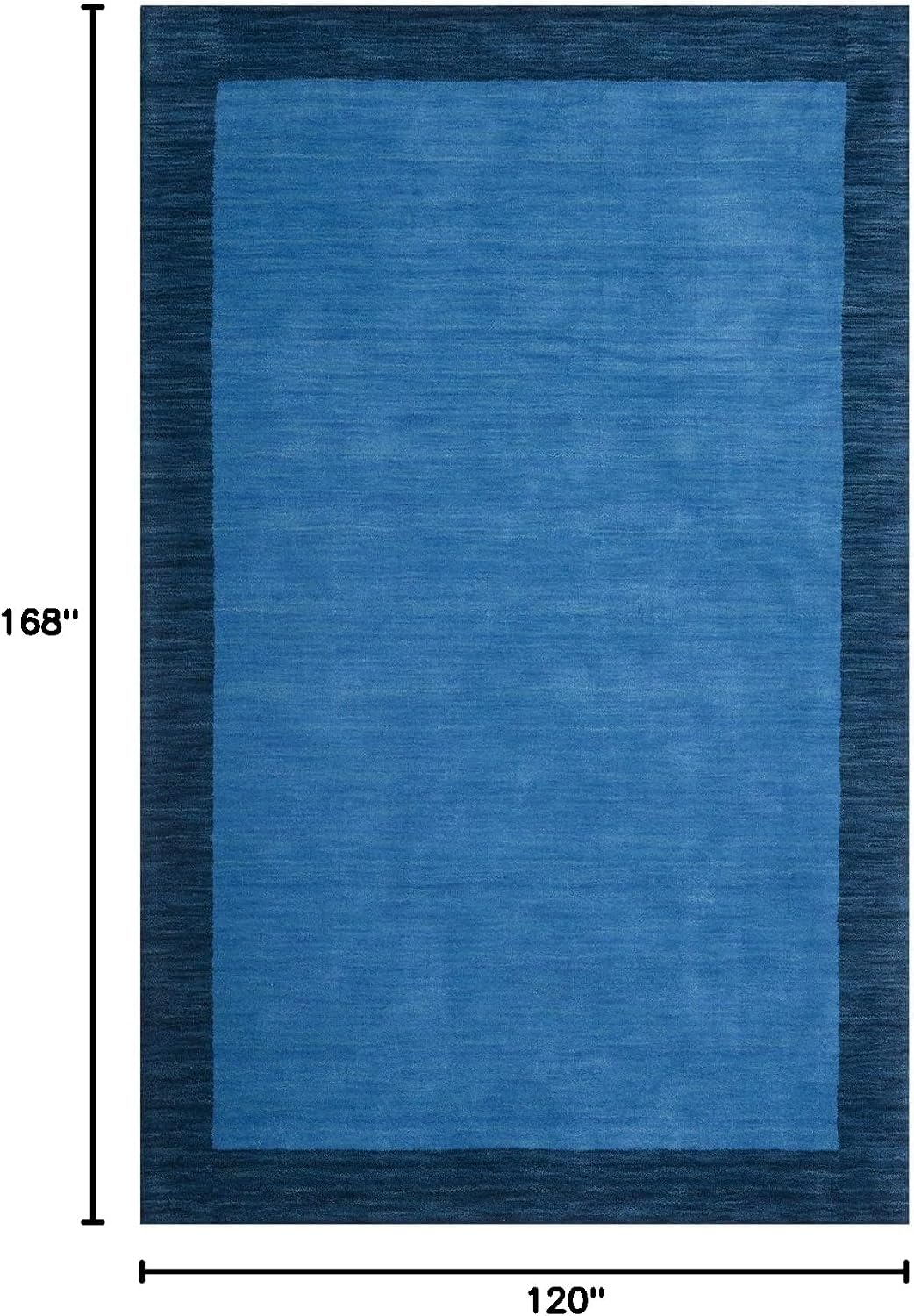 safavieh himalaya collection area rug - 10' x, side view