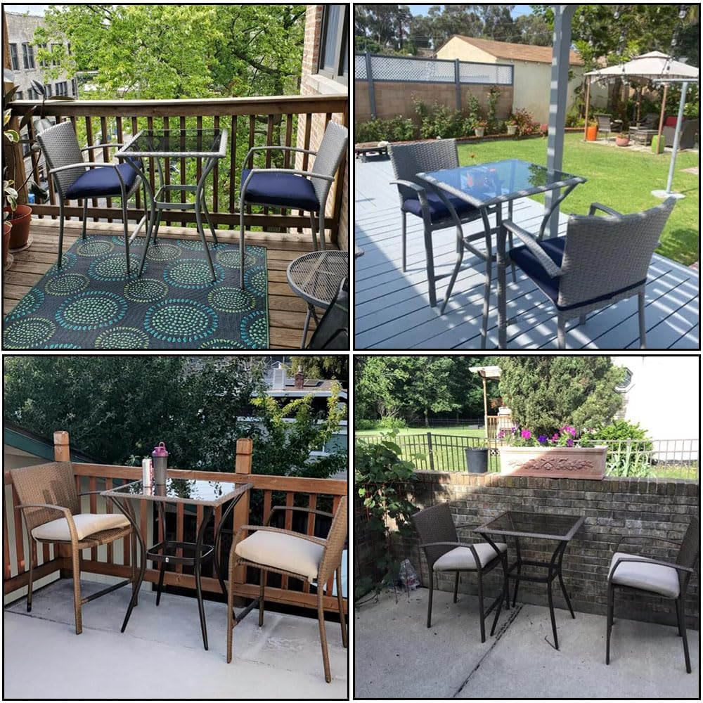 outdoor bar height dining set cover for patio, package contents