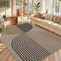 Garvee Outdoor Patio Rug 8x10 Rainbow Washable Easy Jute Rugs, Tan