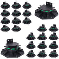 24 Pack Adjustable Deck Support Pedestals, 1-9/16" to 2-3/8" Height