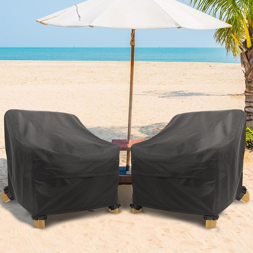 adirondack chair covers 4 pack - waterproof outdoor, package contents