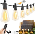 Brightown 100FT Solar String Lights Outdoor, 31+2 Shatterproof LED Bulbs