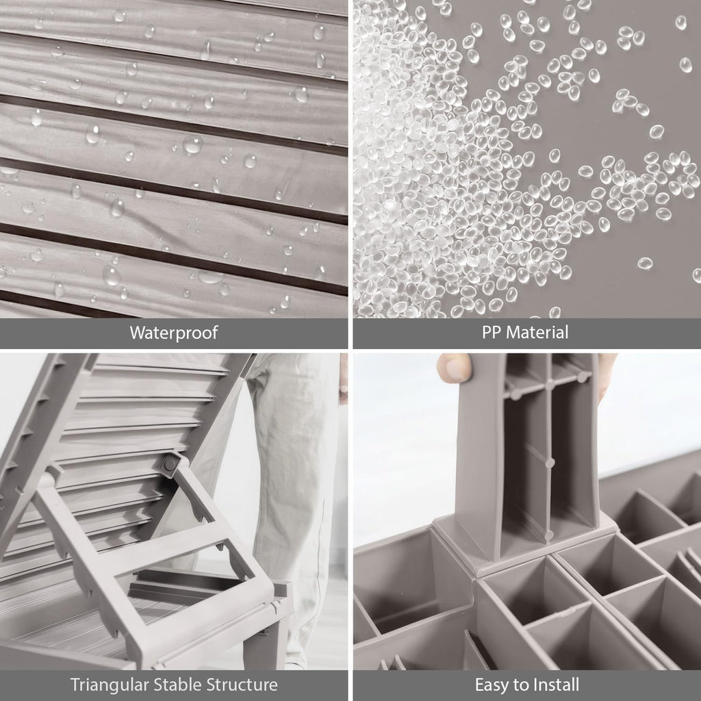 Nestl Lounge Chair Outdoor, Tanning Chair, Chaise Lounge Outdoor Set of 2