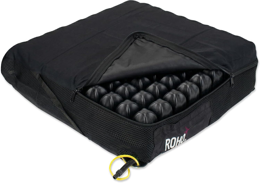 Roho High Profile Air Cell Wheelchair Cushion 18-19" x 16-17", Standard Cover