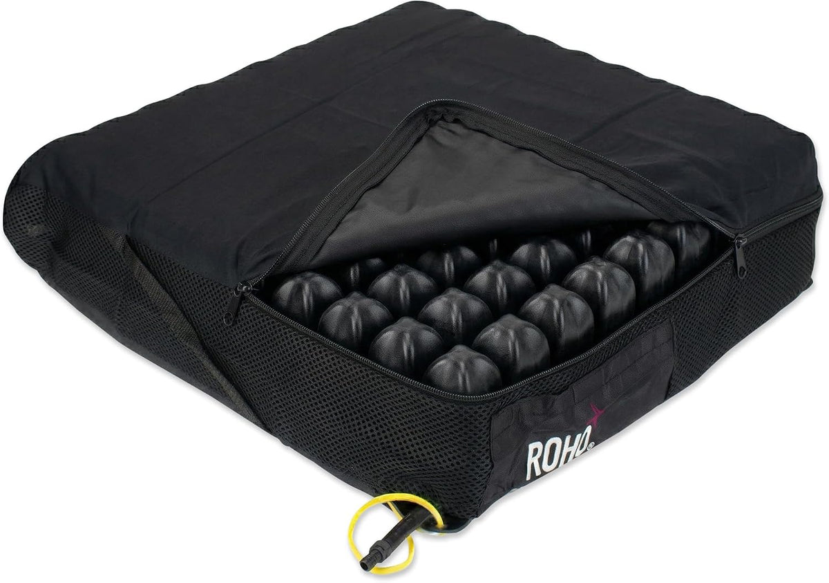 Roho High Profile Air Cell Wheelchair Cushion 18-19" x 16-17", Standard Cover