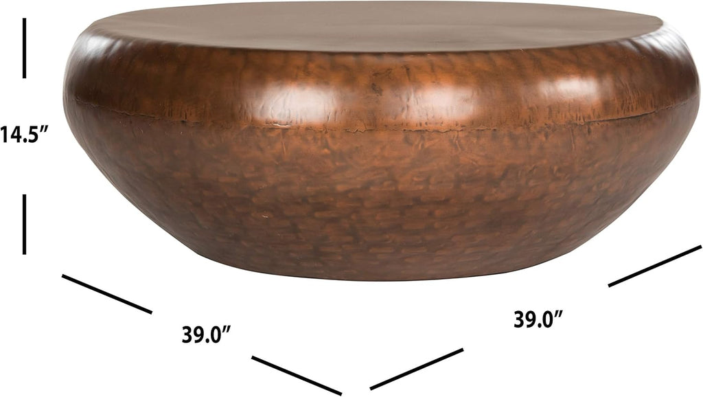 Safavieh Home Collection Patience Copper Coffee Table