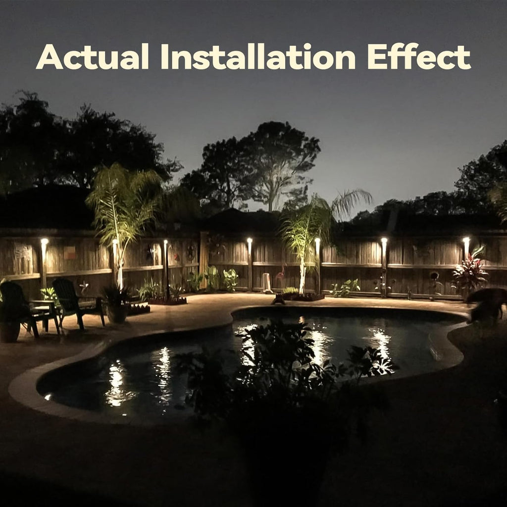 leonlite 6-pack 5cct 3.74inch low voltage led deck showing dimensions