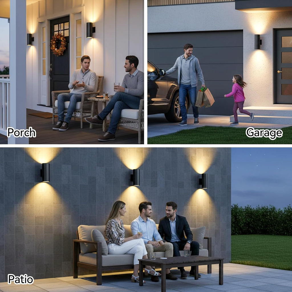 Outdoor Light Fixture, Up and Down Lights Outdoor Wall Light