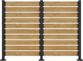 60''H x 78''W Outdoor Cedar Wood Fence Privacy Screen