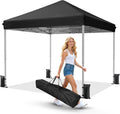 Driftalia 10x10 Pop Up Canopy Tent One-Push Center Lock, Portable Shelter