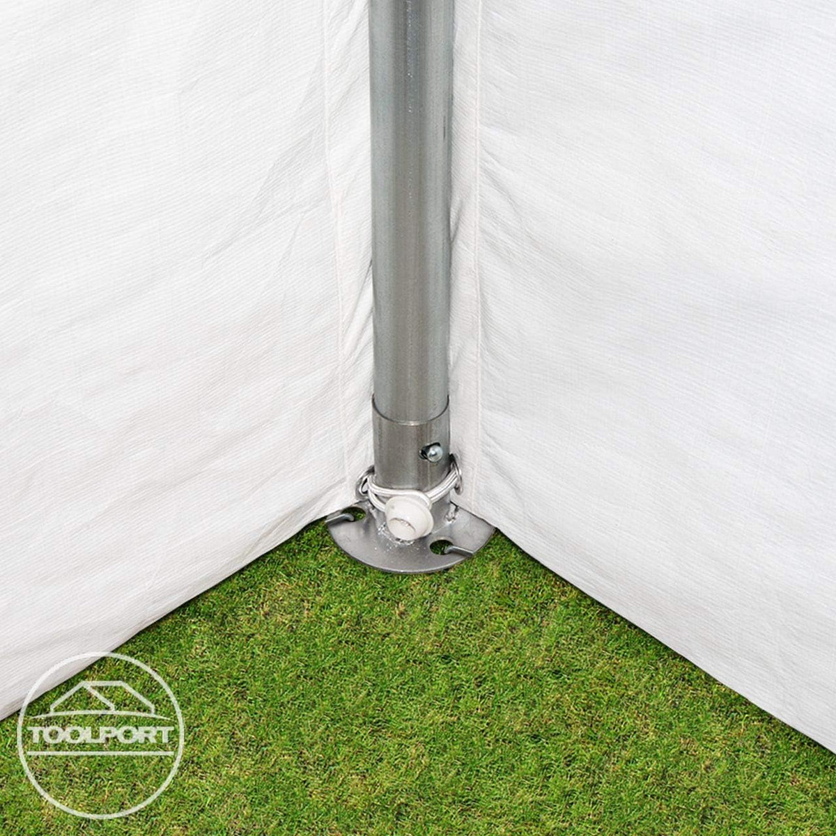 TOOLPORT 16x33 ft Canopy Party Tent, White