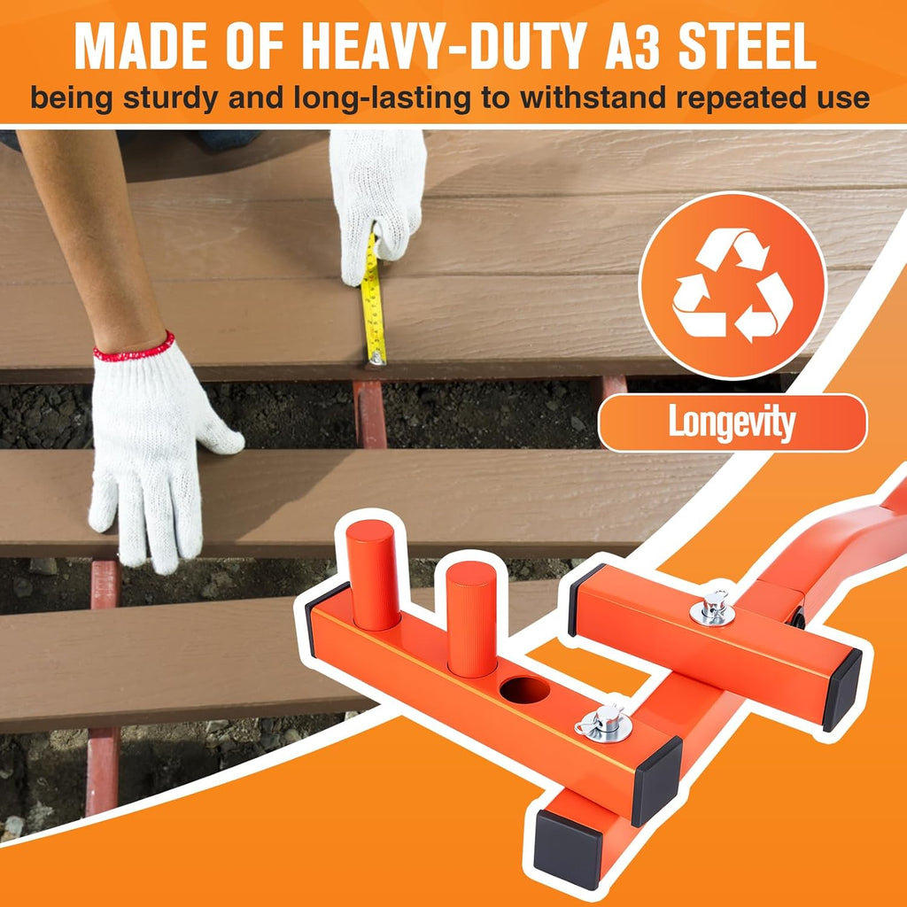 deck board straightening tool 24in, deck board bender, side view