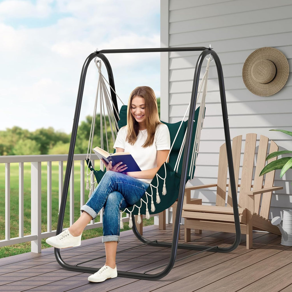 G TALECO GEAR Hammock Chair with Stand, Heavy Duty A-Frame