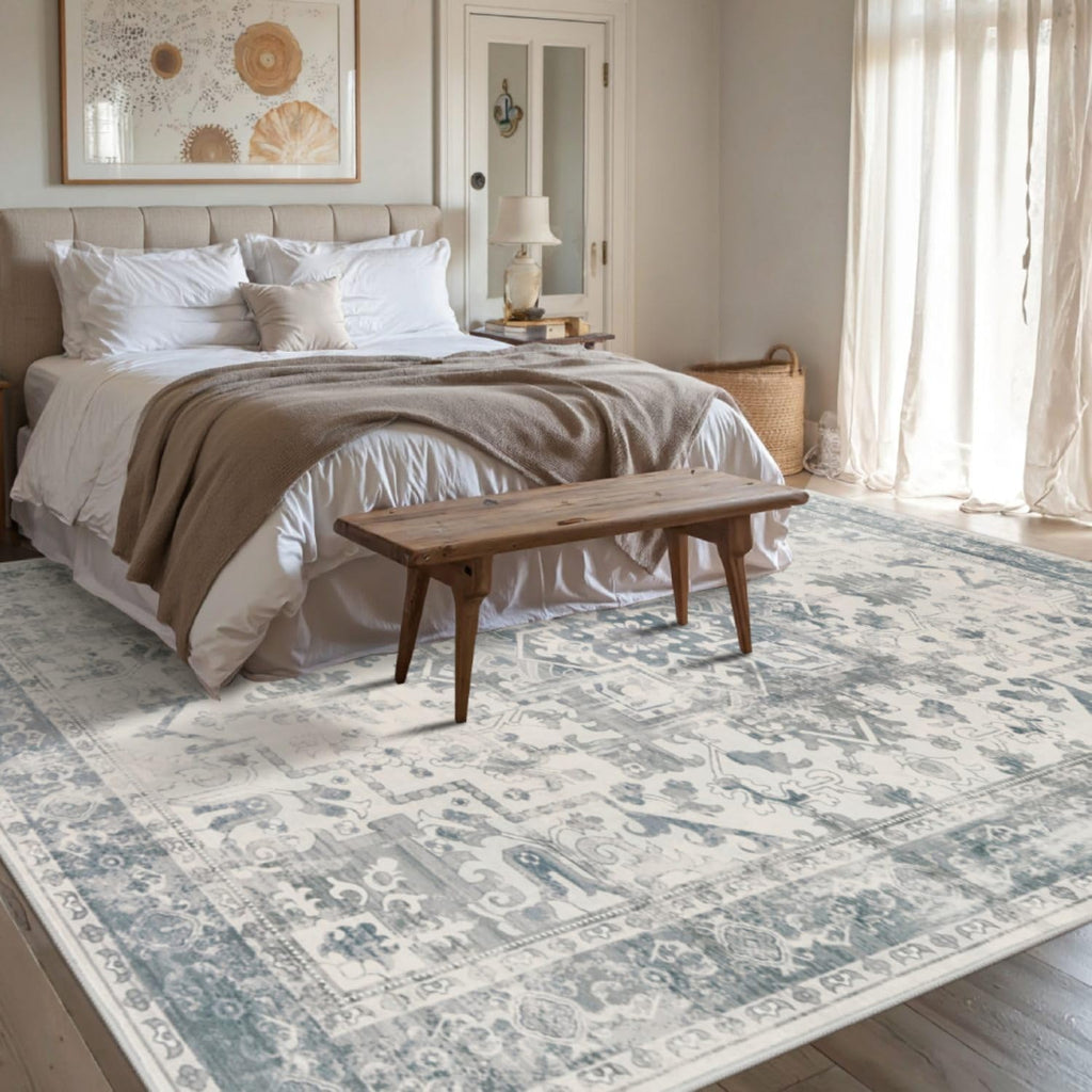 Rugxara 8x10 Area Rugs,Large Rugs for Living Room(Blue)