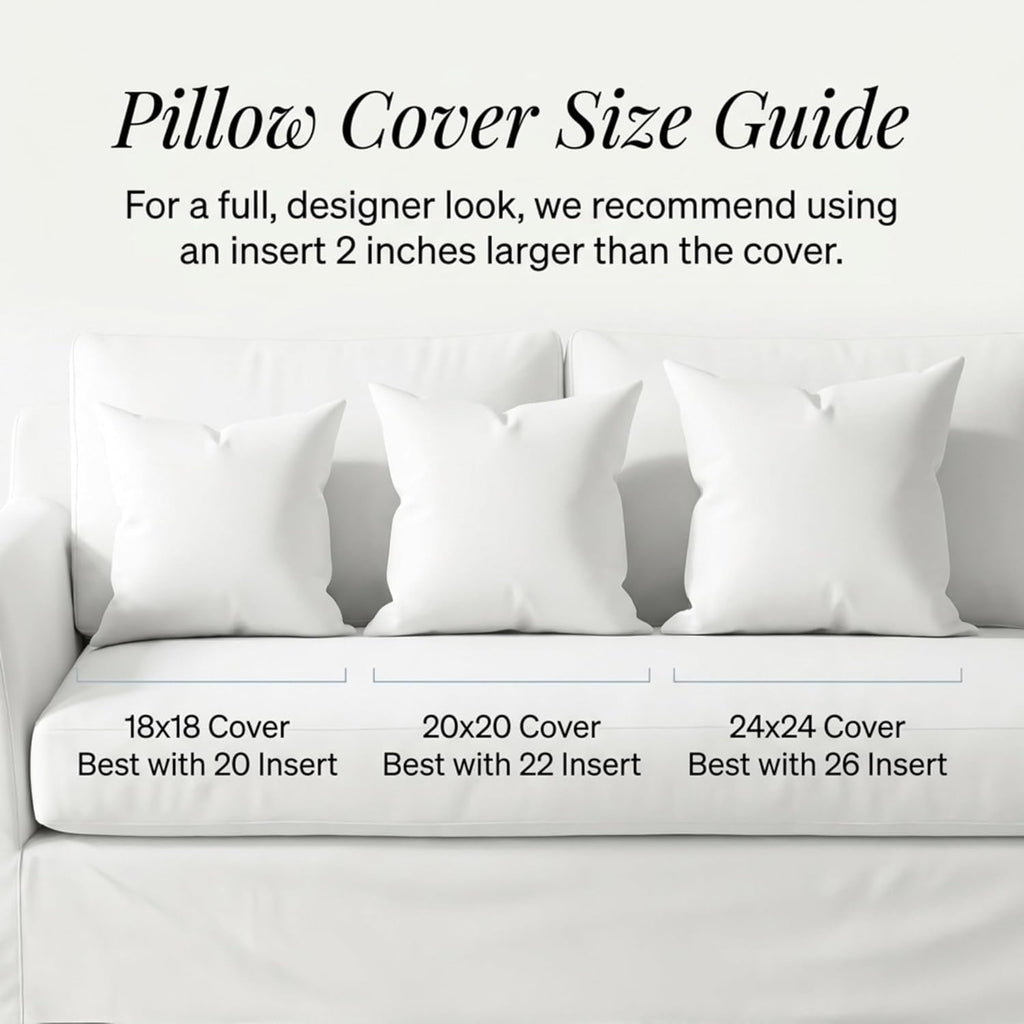 Jillien Harbor “The Mary” Blue and White Decorative Throw Pillow Cover – Floral Block Print Pillow Cover – Grandmillennial Home Decor, 19" x 19"
