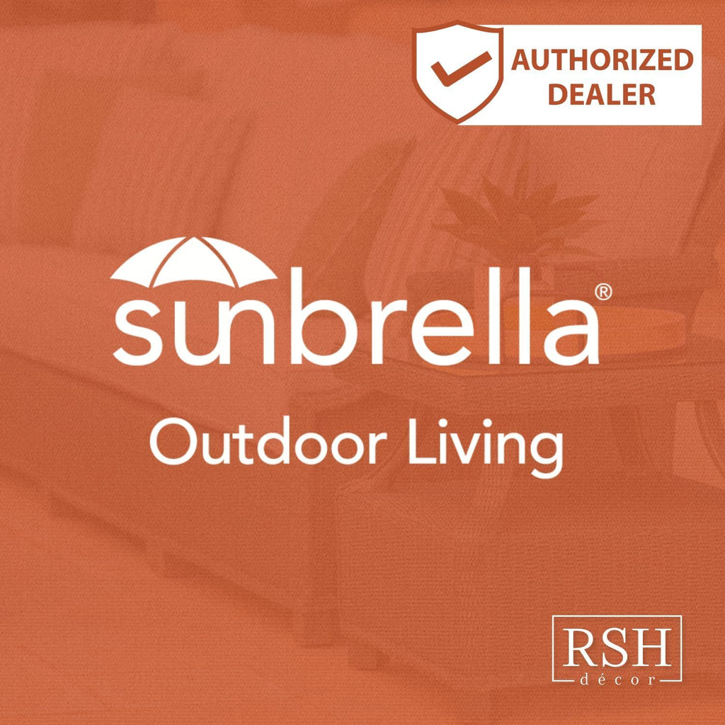 RSH Décor Set of 2 Sunbrella Foam Adirondack Chair Cushions | 48” x 20” x 2” | Water and Fade-Resistant | Outdoor Replacement Cushion for Patio Furniture | Made in USA (Dolce Mango)