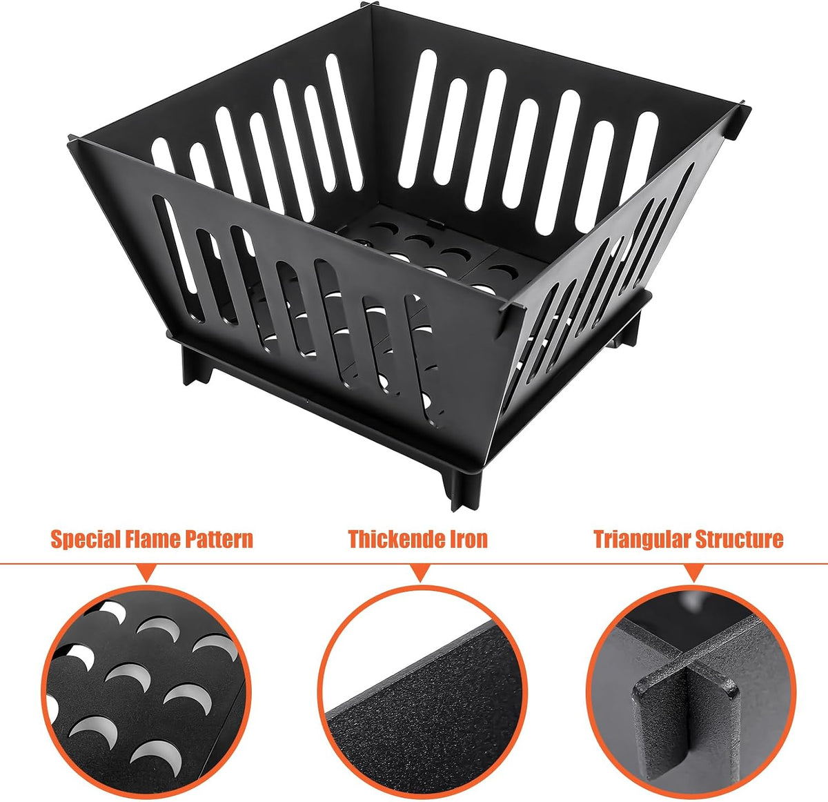 17-Inch Portable Fire Pit with Carry Bag|