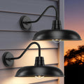 FILIYANO Farmhouse Barn Gooseneck Outdoor Light Fixtures, 14 Inch, 2 Pack