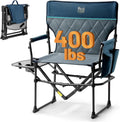 TIMBER RIDGE 400lbs Heavy Duty Camping Chair Portable Directors Chair
