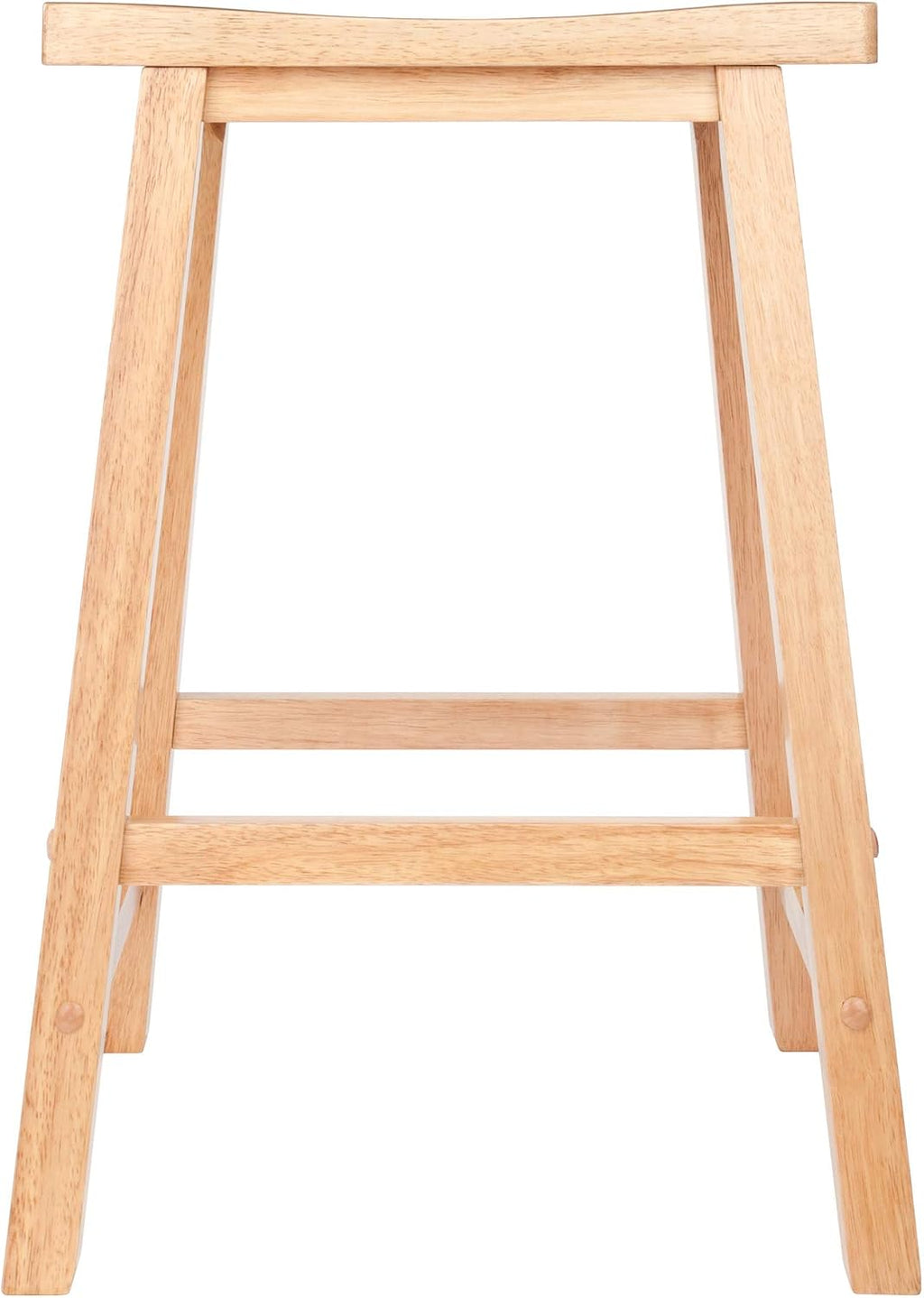 Winsome Satori Saddle Seat Counter Stool, Natural, 24"