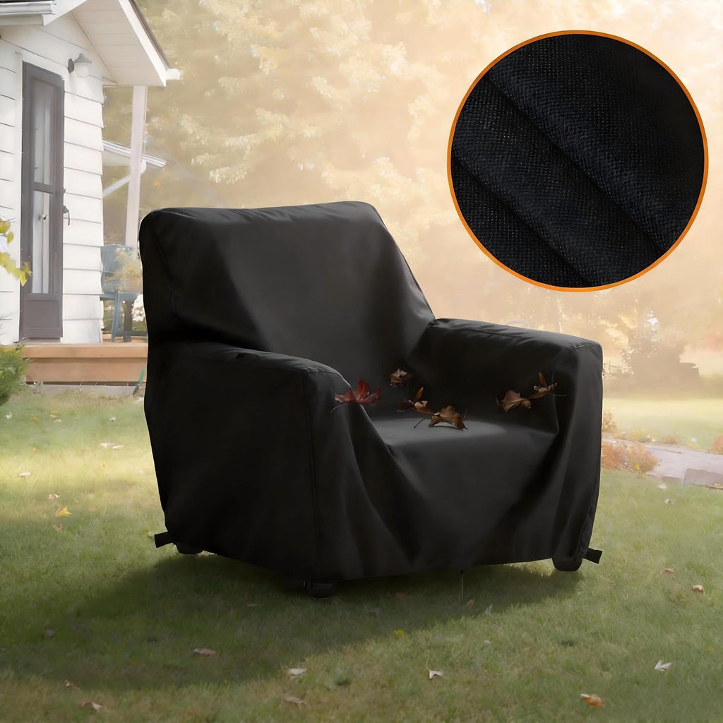 Recliner Chair Covers (2pk), Outdoor Waterproof Cover for Leather Recliner