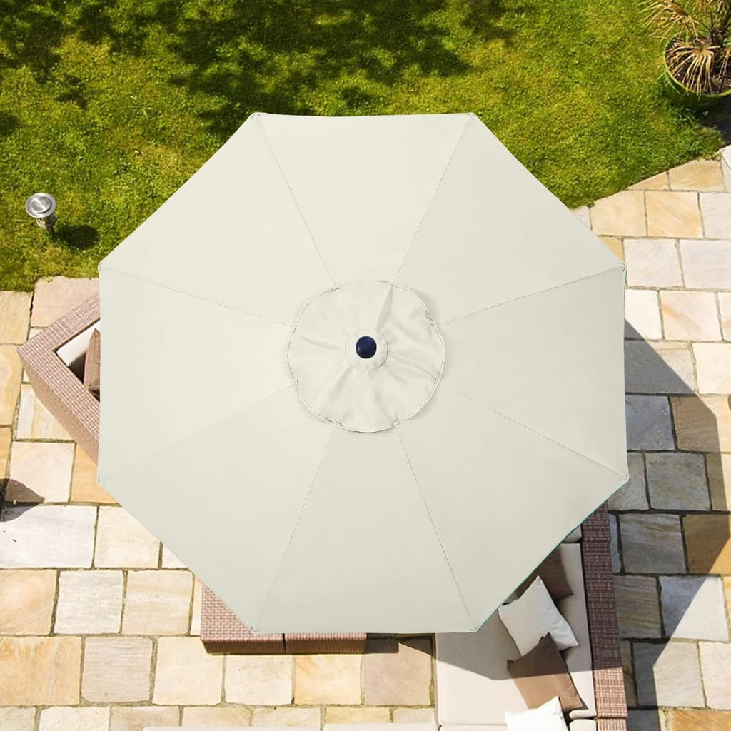 abccanopy 10ft outdoor umbrella replacement top suit 8, side view