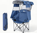 Bolosy Oversized Camping Chair with Canopy Beach Chair with Sun Shade