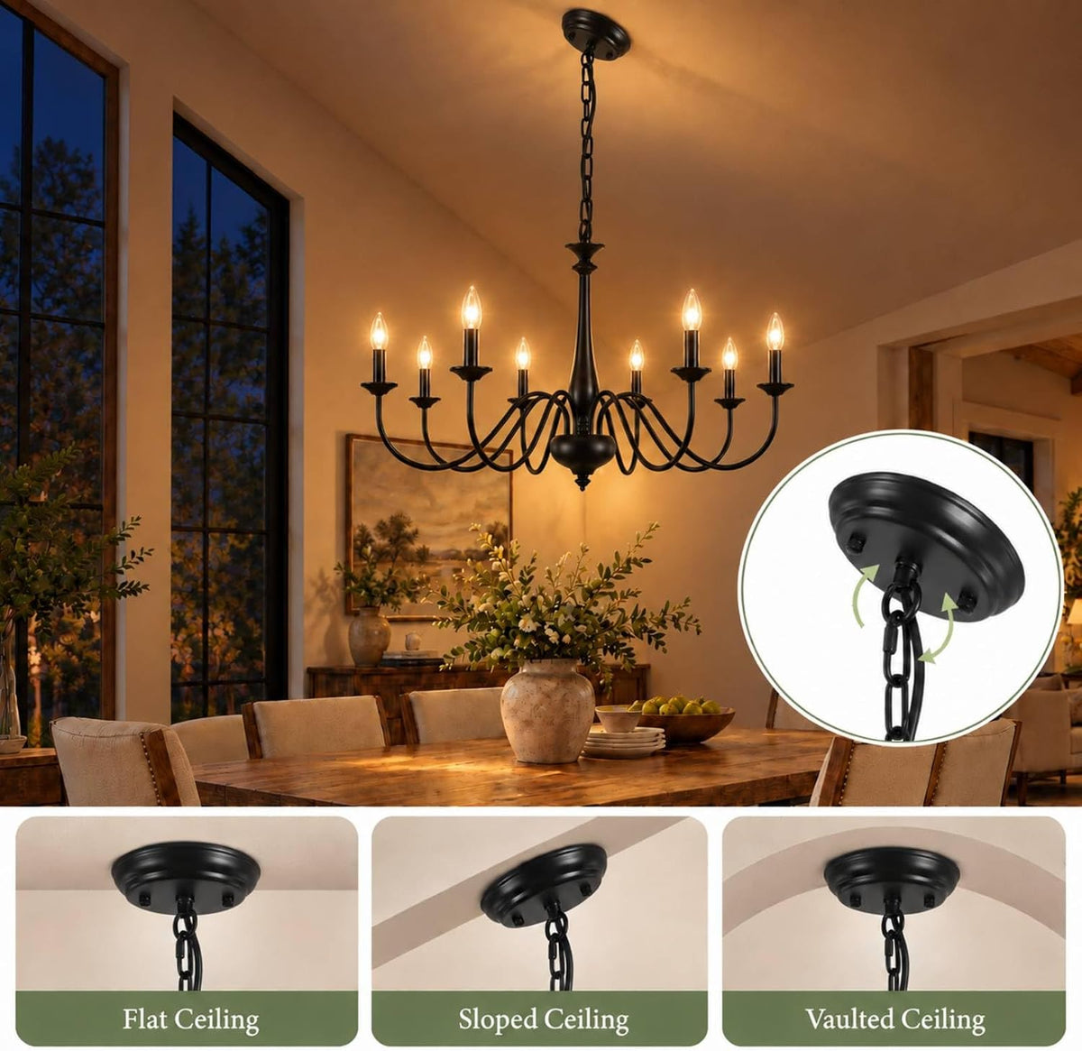 farmhouse chandeliers for dining room light fixture black on a desk or shelf