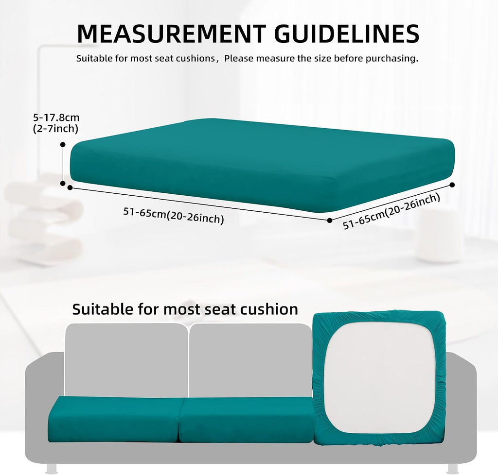 outdoor cushion covers, elastic patio cushion covers shown in use