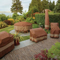DUCKCOVERS Ultimate Waterproof 32 Inch Square Fire Pit Cover, Patio Furniture Covers