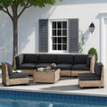 Replacement Cushions for Patio Furniture, 14-Piece Outdoor Cushions (Grey)