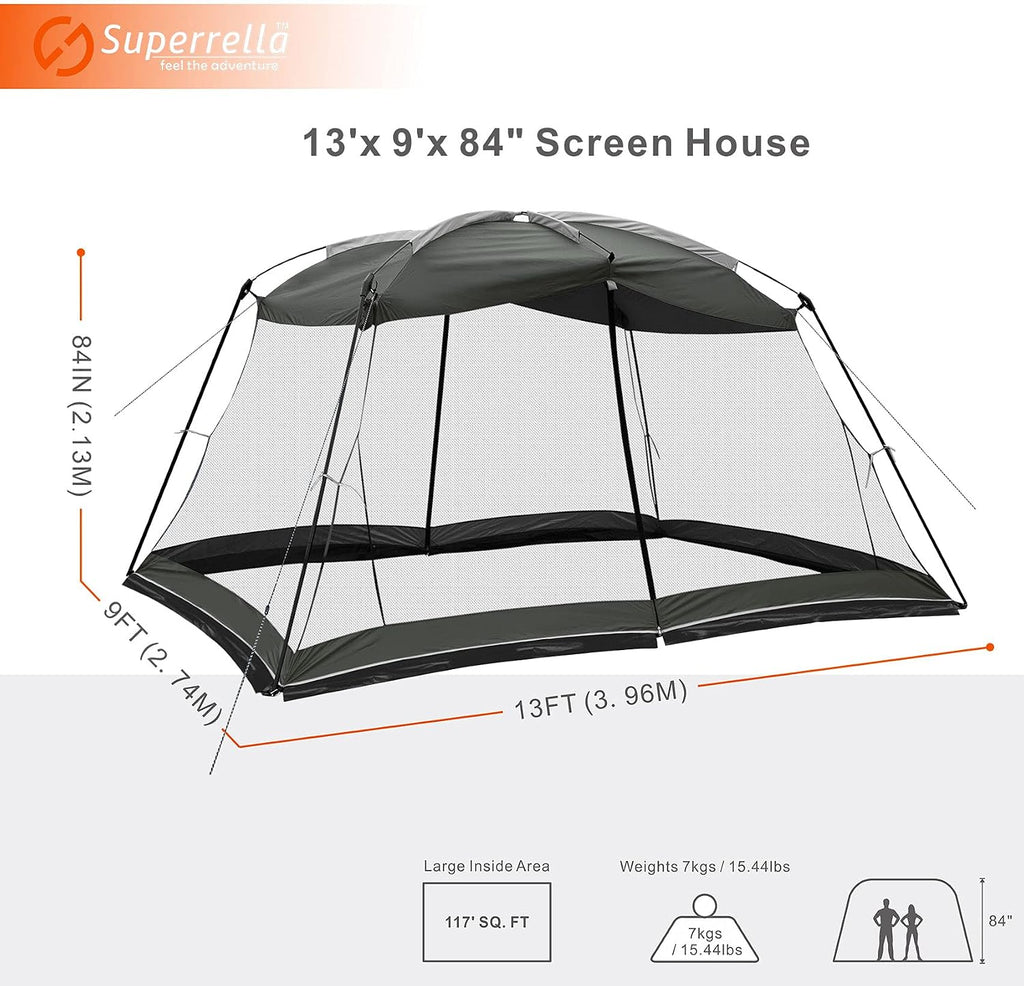 Screen House Canopy Tent 13x9