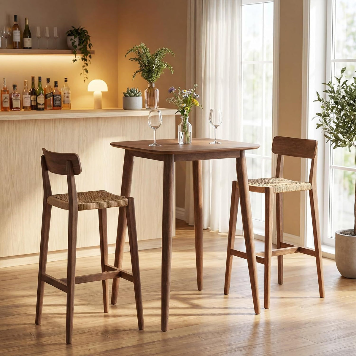 COSTWAY 36 Inch Counter Height Dining Table