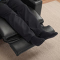 MCombo Oversized Leather Power Recliner Chair for Big and Tall (Black)