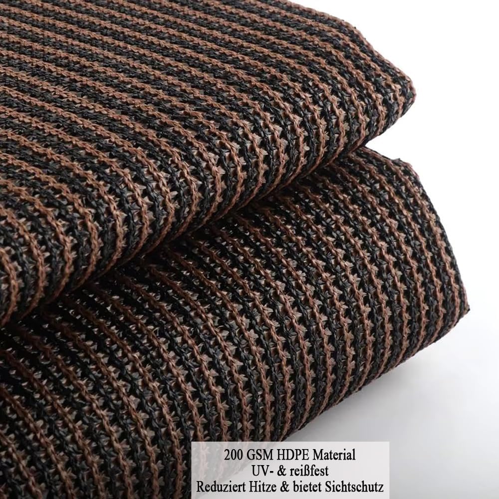 90% sun shade cloth for patio, 12x12 ft, close-up detail