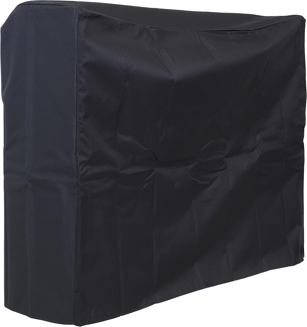 Sunnydaze 4-Foot Firewood Log Rack Cover, Black