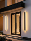 2-Pack Outdoor Modern Wall Lights, 3000K Exterior Lighting Fixture