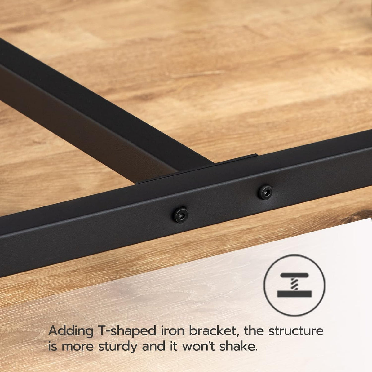 HOOBRO Bar Table and Chairs Set, 47.2” Rectangular Pub Table with 2 Stools for Small Space, 3-Piece Breakfast Set, Sturdy Metal Frame, Easy to Assemble, Greige BG52BT01