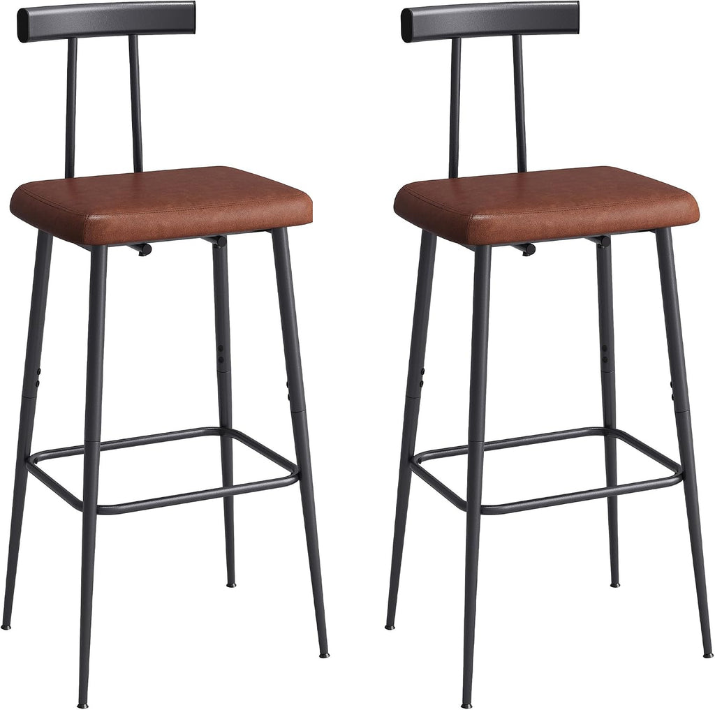 tall bar stool set 2, bar chair,counter height, close-up detail