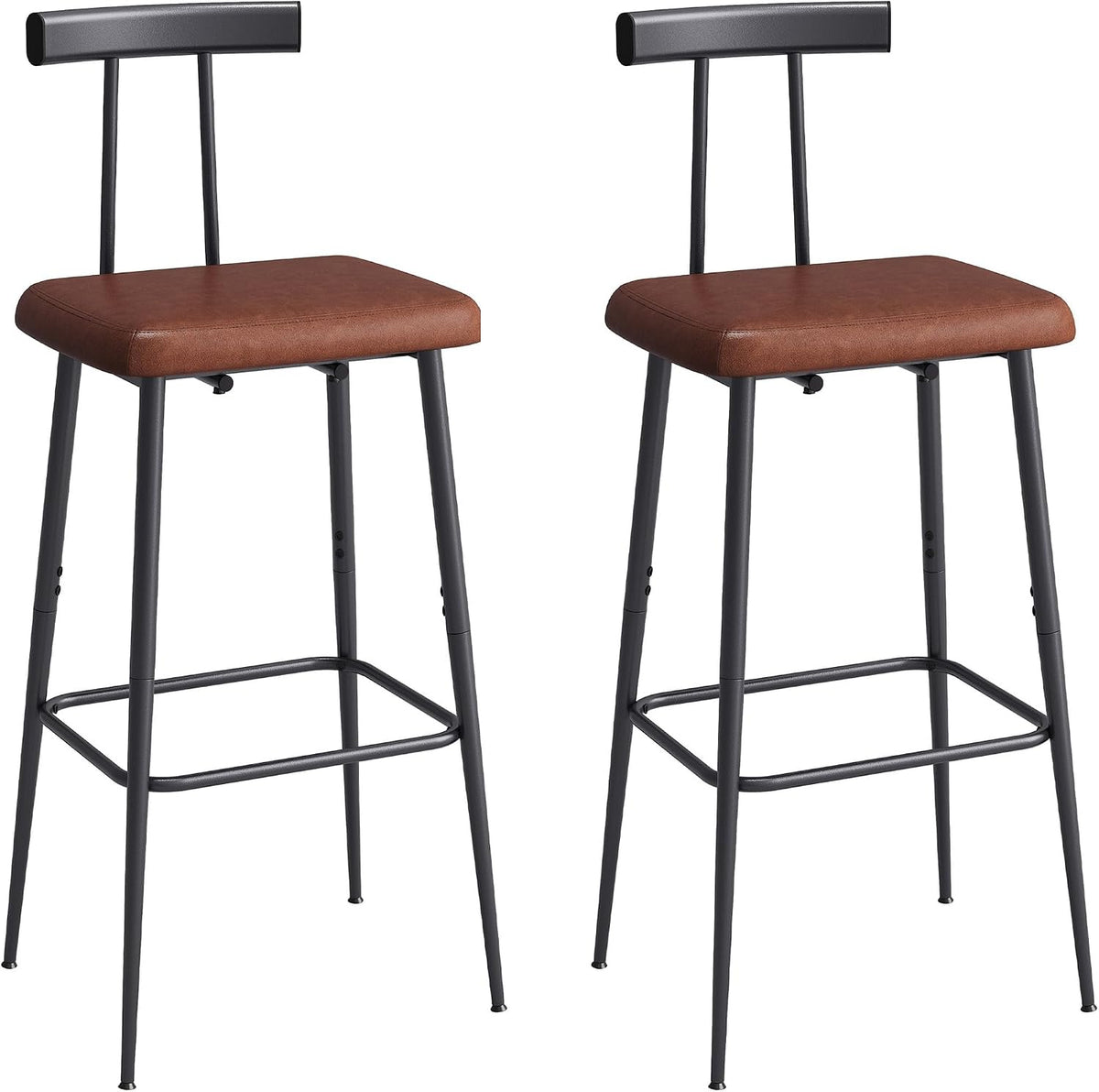 tall bar stool set 2, bar chair,counter height, close-up detail