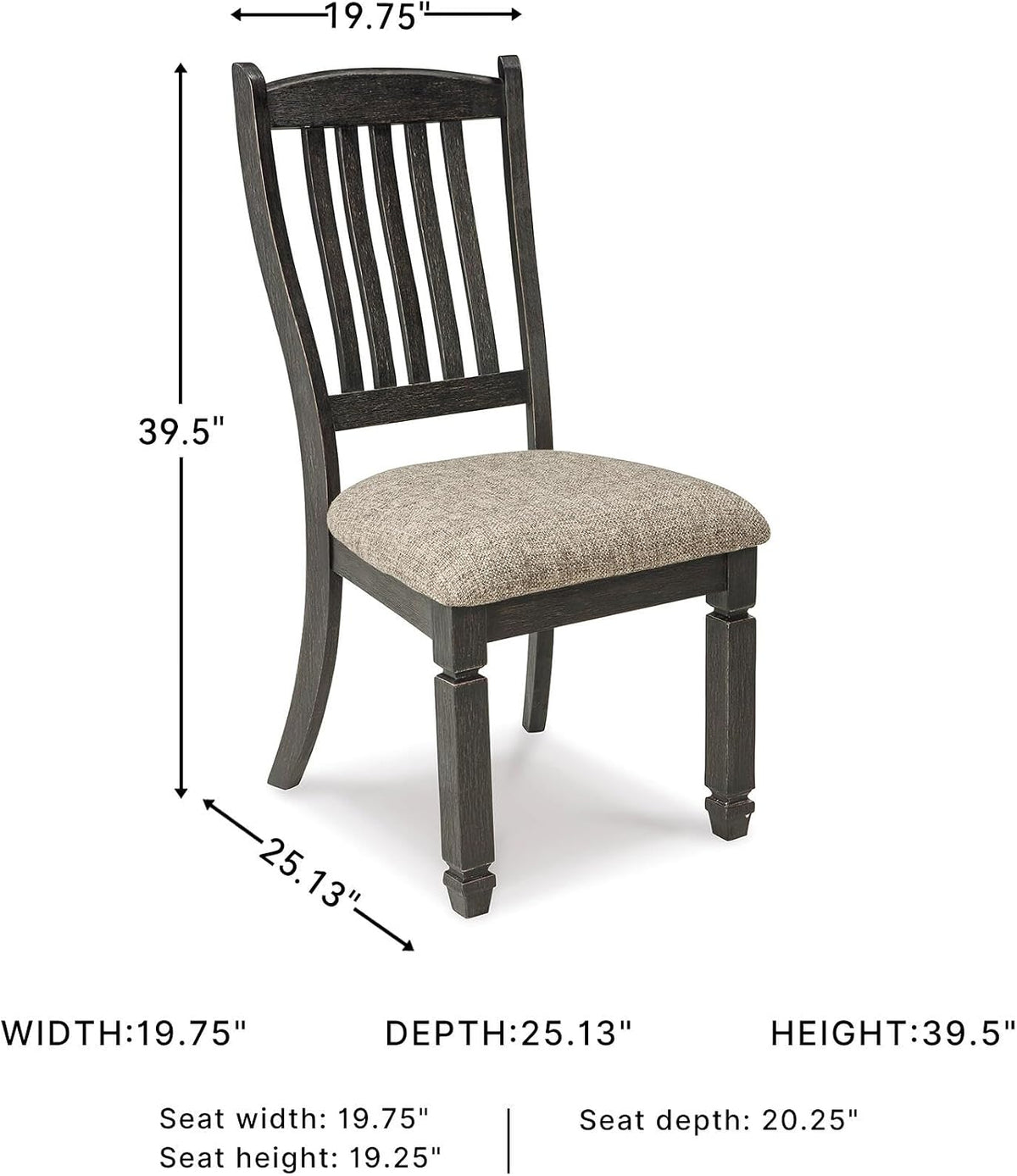 Signature Design by Ashley Tyler Creek Upholstered Dining Chairs, Set of 2