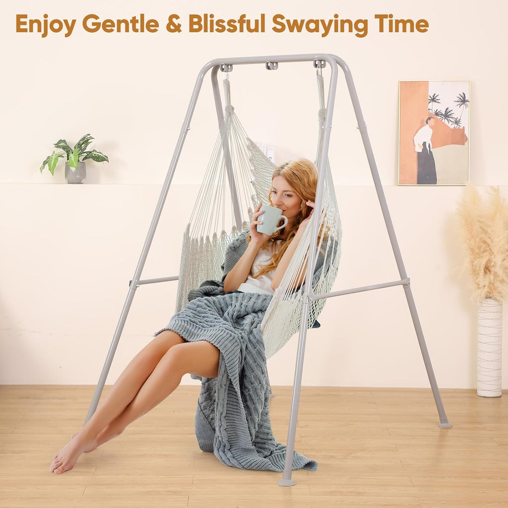 foldable hammock stand, portable hammock chair stand, 300, close-up detail