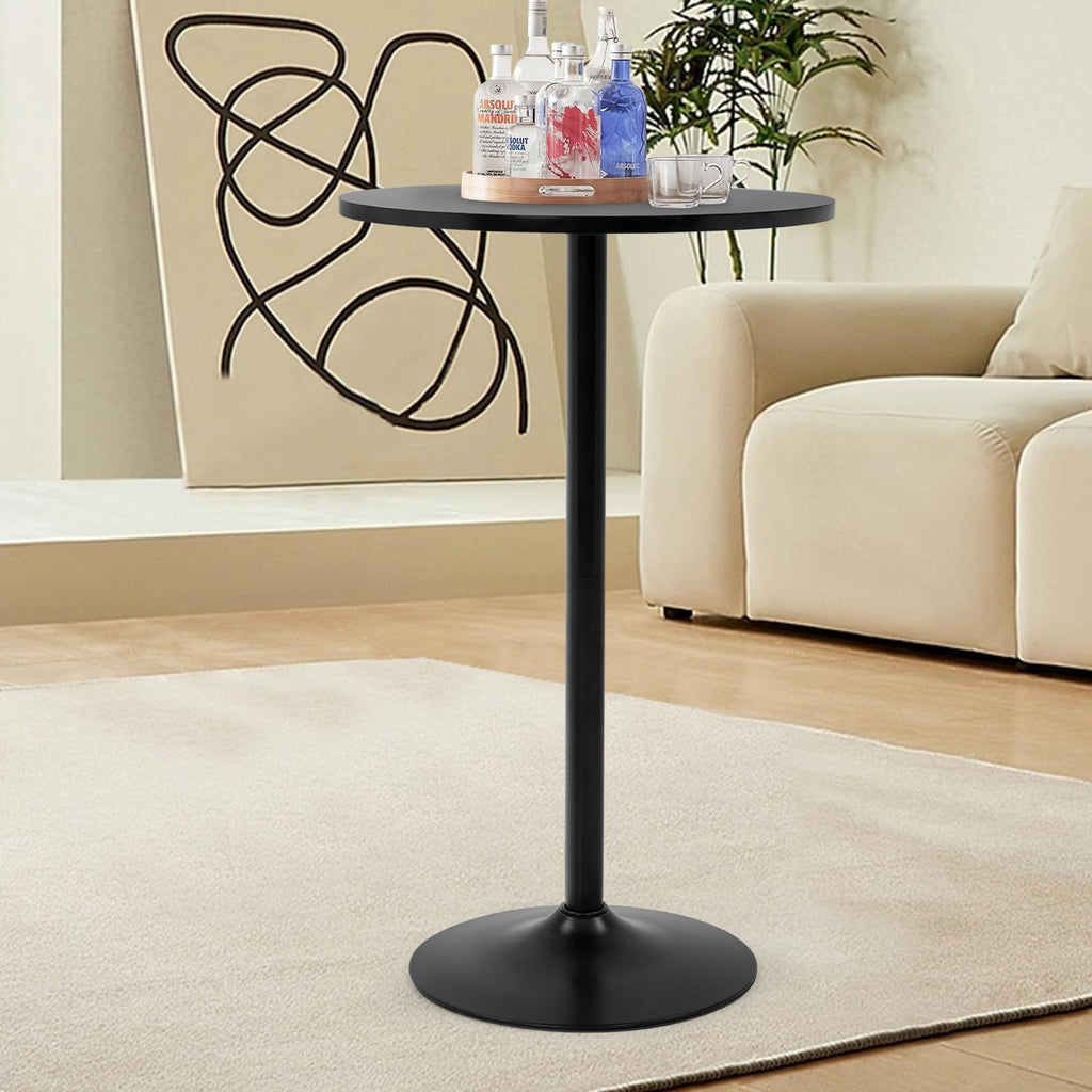 PayLessHere Bistro Bar Table 40 Inch Round Table Height Top Pub Table Cocktail for Home, Kitchen and Dining Room