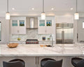 XiNBEi Lighting Modern Pendant Lighting for Kitchen Island Brushed Nickel