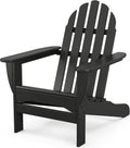 POLYWOOD AD4030BL Classic Outdoor Adirondack Chair, Black