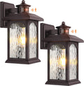 FILIYANO Motion Sensor Outdoor Wall Lights, Oil Rubbed Bronze, 2 Pack